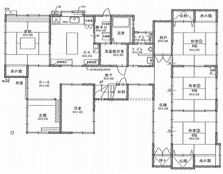 リフォーム前見取り図