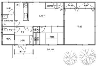 リフォーム前見取り図