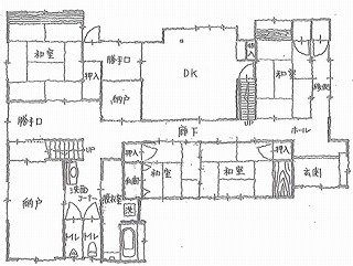 リフォーム前見取り図