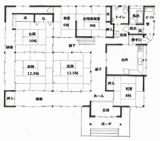 リフォーム前見取り図