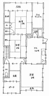 リフォーム前見取り図
