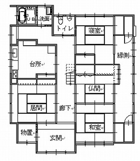 リフォーム前見取り図