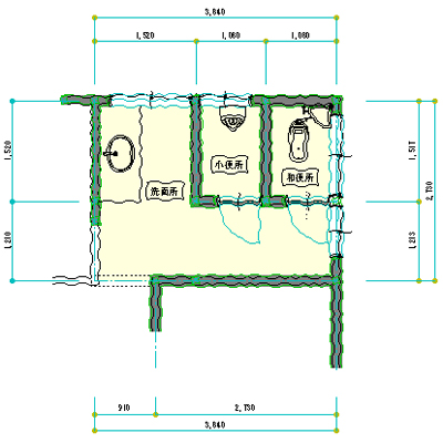 リフォーム前見取り図