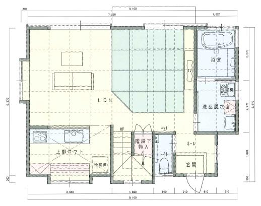 リフォーム後見取り図
