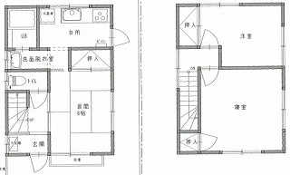 リフォーム前見取り図