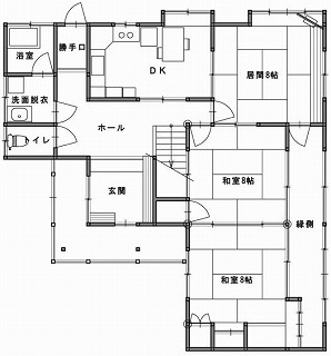 リフォーム前見取り図