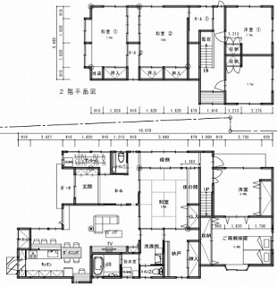 リフォーム前見取り図